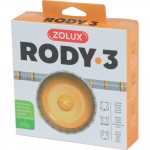 Zolux Rody3 Rueda de Ejercicio Silenciosa para Pequeños Mamíferos color Amarillo
