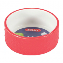 Zolux Comedero Margot Para Pequeños Mamíferos en Color Rojo