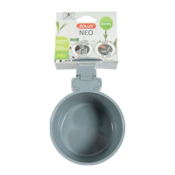 Zolux Comedero NEO para Pequeños Mamíferos Plástico Gris