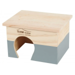 Zolux Caseta de Madera para Roedores Medianos Color Gris