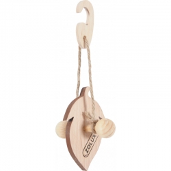 Zolux Palo de Madera Doble para Roer con Forma de Avellana