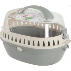 Zolux Transportín para Pequeños Mamíferos color Gris y Beige