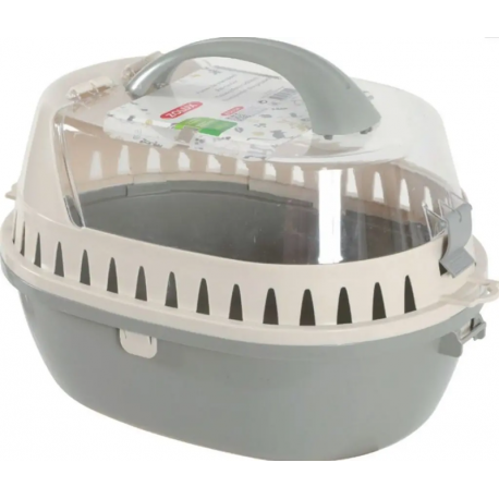 Zolux Transportín para Pequeños Mamíferos color Gris y Beige