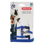 Zolux Arnés y Correa para Pequeños Mamíferos Color Azul