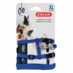 Zolux Arnés y Correa para Pequeños Mamíferos Color Azul