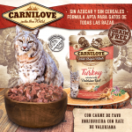 Carnilove Cat Adulto Pouch sabor Pavo