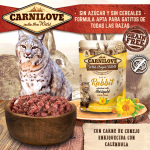 Carnilove Cat Kitten Pouch sabor Conejo
