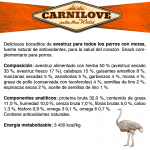 Snack Crunchy Avestruz y Moras