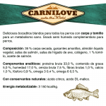 Carnilove Dog Snack Semihumedo sabor Carpa Tomillo