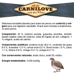 Carnilove Dog Snack Semihúmedo sabor Codorniz Oregano