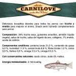 Carnilove Dog Snack Semihúmedo sabor Trucha Eneldo