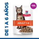Hills-SP Feline Adult con Ternera (Pouch) (1)