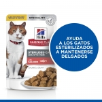 Hills-SP Feline Young Sterilised con Salmón (Sobre) (1)