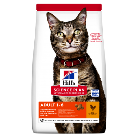 Pienso Hills Science Plan Adult de pollo para gatos