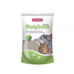 Zolux RodySand Arena de Baño con Aroma Té Verde para Pequeños Mamíferos