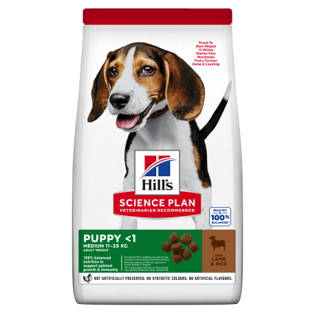 Pienso Hills Science Plan Puppy de cordero para cachorros
