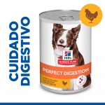 Hills Science Plan Perfect Digestion Adult 1+ lata para perros sabor pollo y verduras