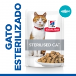 Hills Science Plan Sterilized Adult +6 alimento para gatos sabor trucha (pouch)