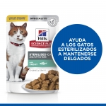 Hills Science Plan Sterilized Adult +6 alimento para gatos sabor trucha (pouch)