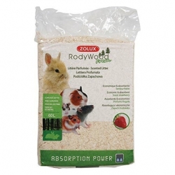 Zolux Rodywood Fresh Lecho Natural para Pequeños Mamíferos Fresa