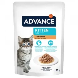 Comida Húmeda con Pollo para Gatitos Jóvenes Advance