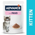 Comida Húmeda con Pavo para Gatitos Jóvenes Advance