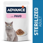 Comida Húmeda de Pavo para Gatos Esterilizados Advance