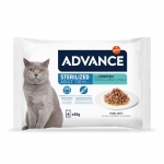 Comida Húmeda de Bacalao para Gatos Esterilizados Advance