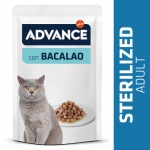 Comida Húmeda de Bacalao para Gatos Esterilizados Advance