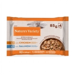 Comida Húmeda en Salsa para Gatos con Sabor a Pollo y Salmón Nature´s Variety