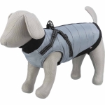 Abrigo Gris con Arnés para Perros Trixie