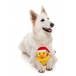 Fuzzyard Merry Quackmas Peluche para Peluche para Perros Pato de Navidad