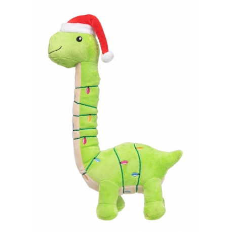 Fuzzyard Lis-a-Saurus Peluche para Peluche para Perros Dinosaurio de Navidad