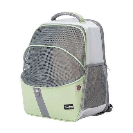 Freedog Mochila Transportín Everest para Perros y Gatos Color Verde