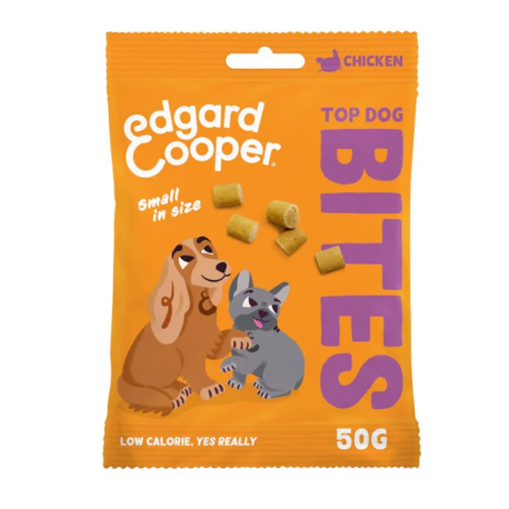 Edgard & Cooper Bites Mini Bocaditos para Perros con Pollo