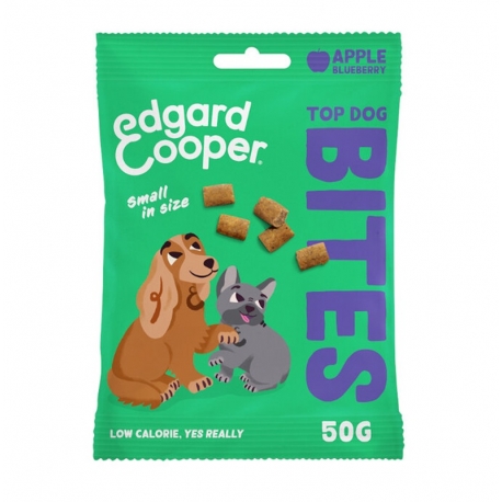 Edgard & Cooper Bites Mini Bocaditos para Perros con Manzana