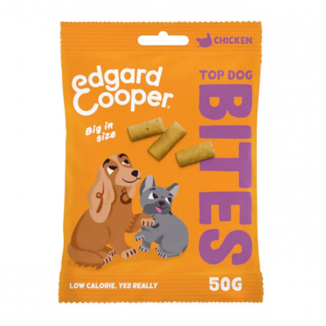 Edgard & Cooper Bites Bocaditos Grandes para Perros con Pollo