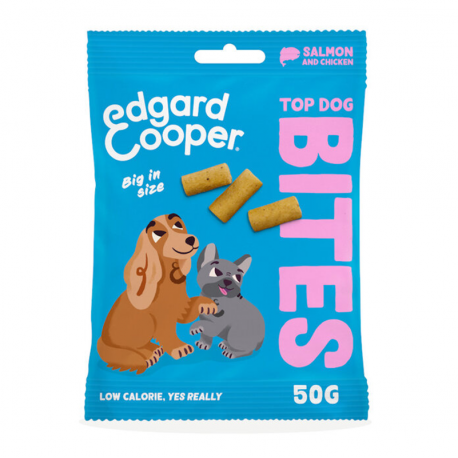 Edgard & Cooper Bites Bocaditos Grandes para Perros con Salmón