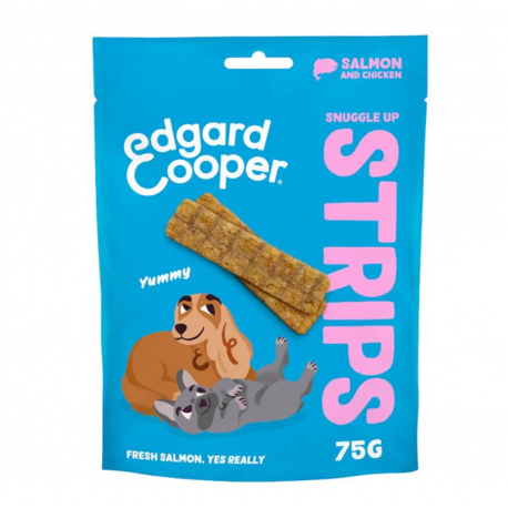 Edgard & Cooper Strips Tiras de Salmón para Perros