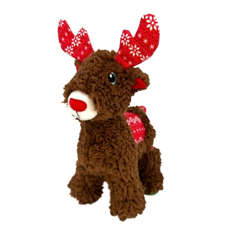 Kong Sherps Reindeer Peluche para perros Reno de Navidad
