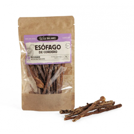 Wild Balance Esófago de Cordero Snack para Perros