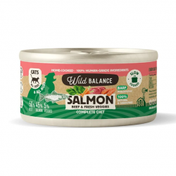 Wild Balance Barf Salmon Comida Húmeda Para Gatos con Salmon y Ternera