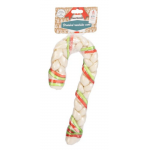Bastón Navideño Masticable de Piel Snack para Perros Beeztees