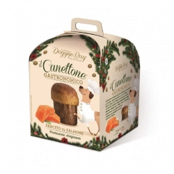 Canettone con Salmón Snack Navideño para Perros Doggye Bag