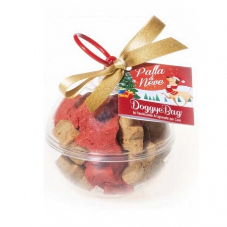 Bola Navideña con Galletas de Vainilla Snack para Perros Doggye Bag