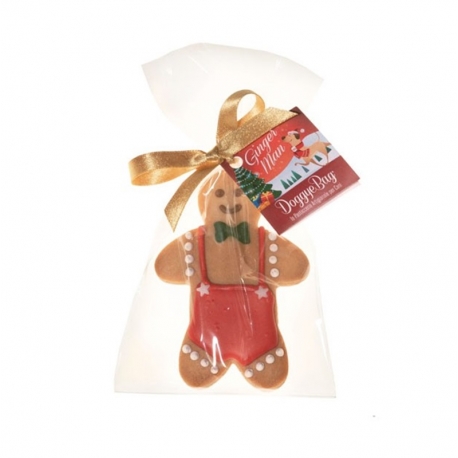 Galleta Ginger Man Snack Navideño para Perros Doggye Bag
