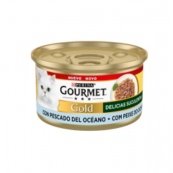 Gourmet Gold Delicias Suculentas con Pescado del Océano Comida Húmeda para Gatos
