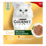 Gourmet Gold Delicias Suculentas Multipack Surtido Comida Húmeda para Gatos