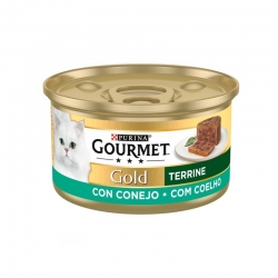 Gourmet Gold Terrine con Conejo Comida Húmeda para Gatos