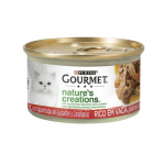 Gourmet Nature´s Creations Comida Húmeda para Gatos con Buey
